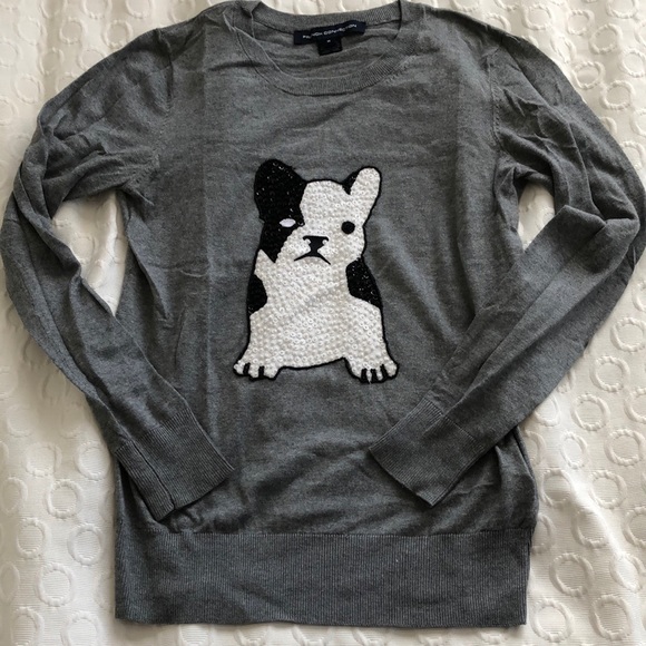 French Connection Pug Sparkle Sweater - Picture 8 of 9